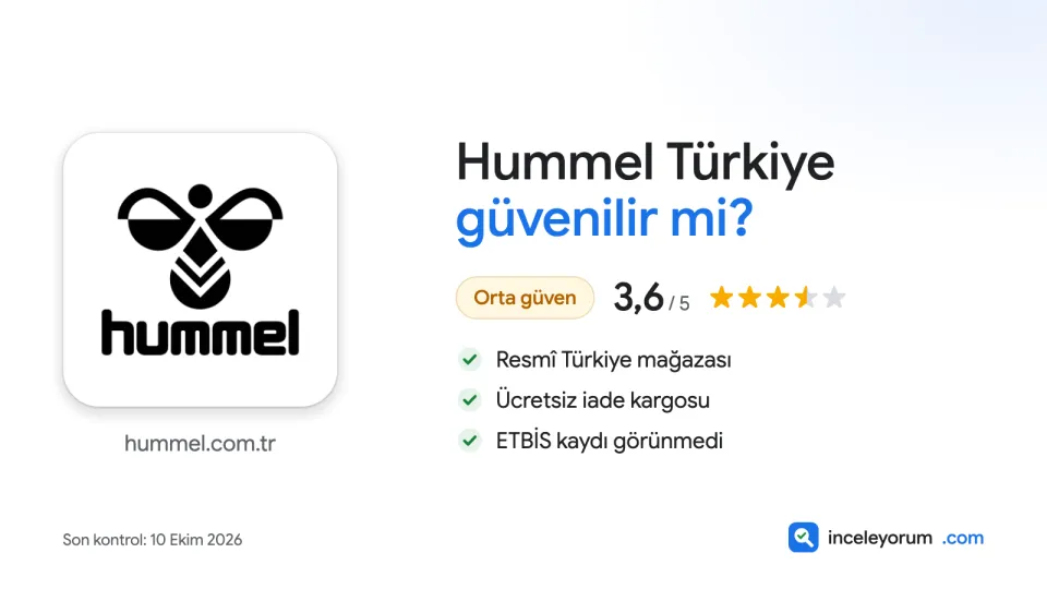 Hummel Türkiye güvenilir mi? İnceleme özeti