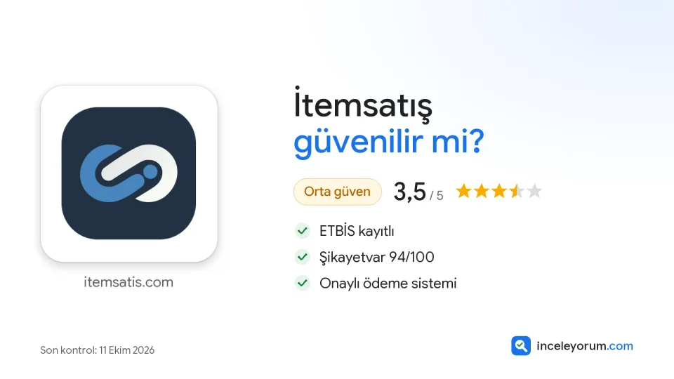 İtemsatış güvenilir mi? İnceleme özeti