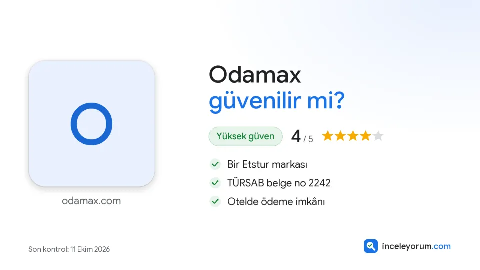 Odamax güvenilir mi? İnceleme özeti